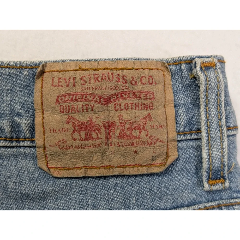 Levis‎ Womens 550 Classic Relaxed Boot Cut Jeans Sz 4 M Stretch Medium Wash Blue